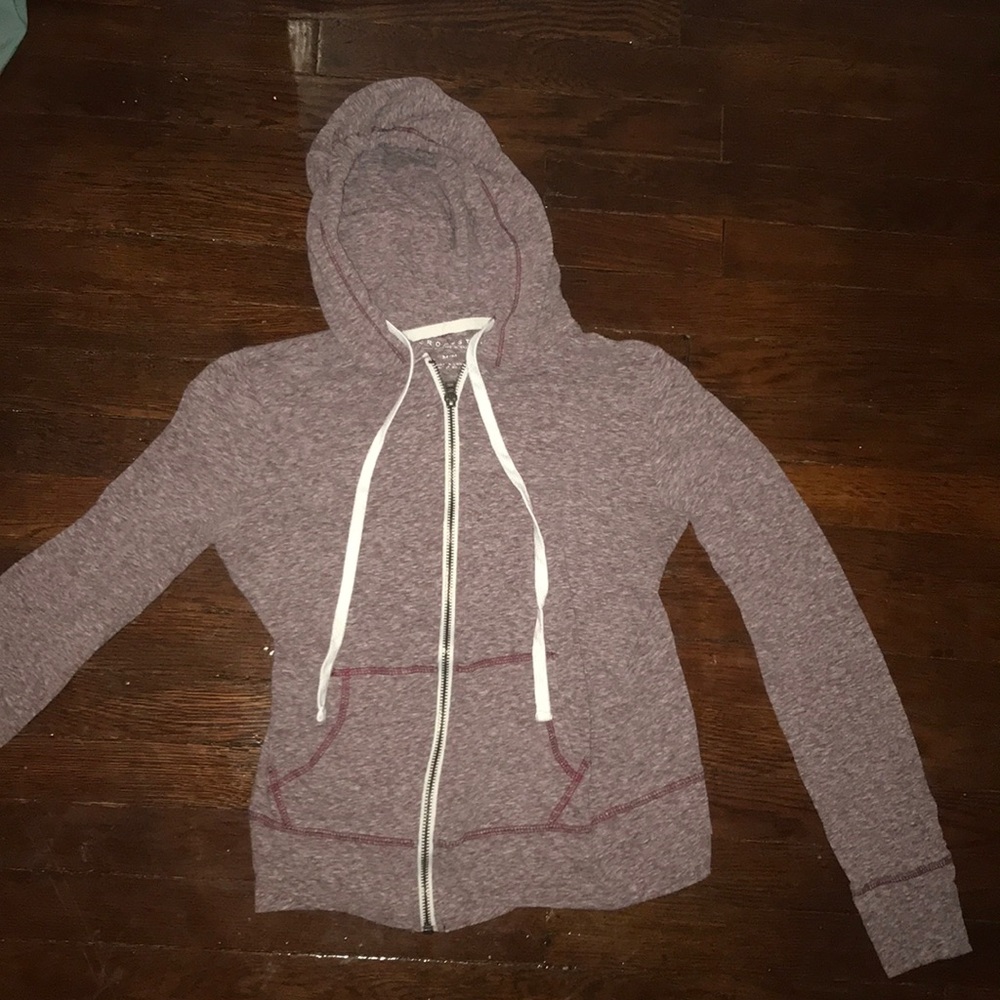 Maroon Aeropostale zip up